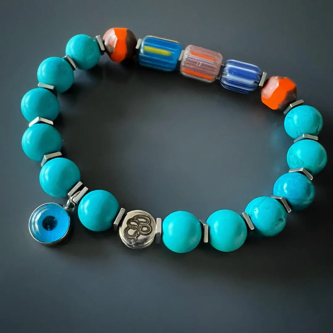 Tropical Vibes Evil Eye Bracelet