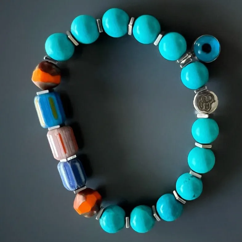 Tropical Vibes Evil Eye Bracelet