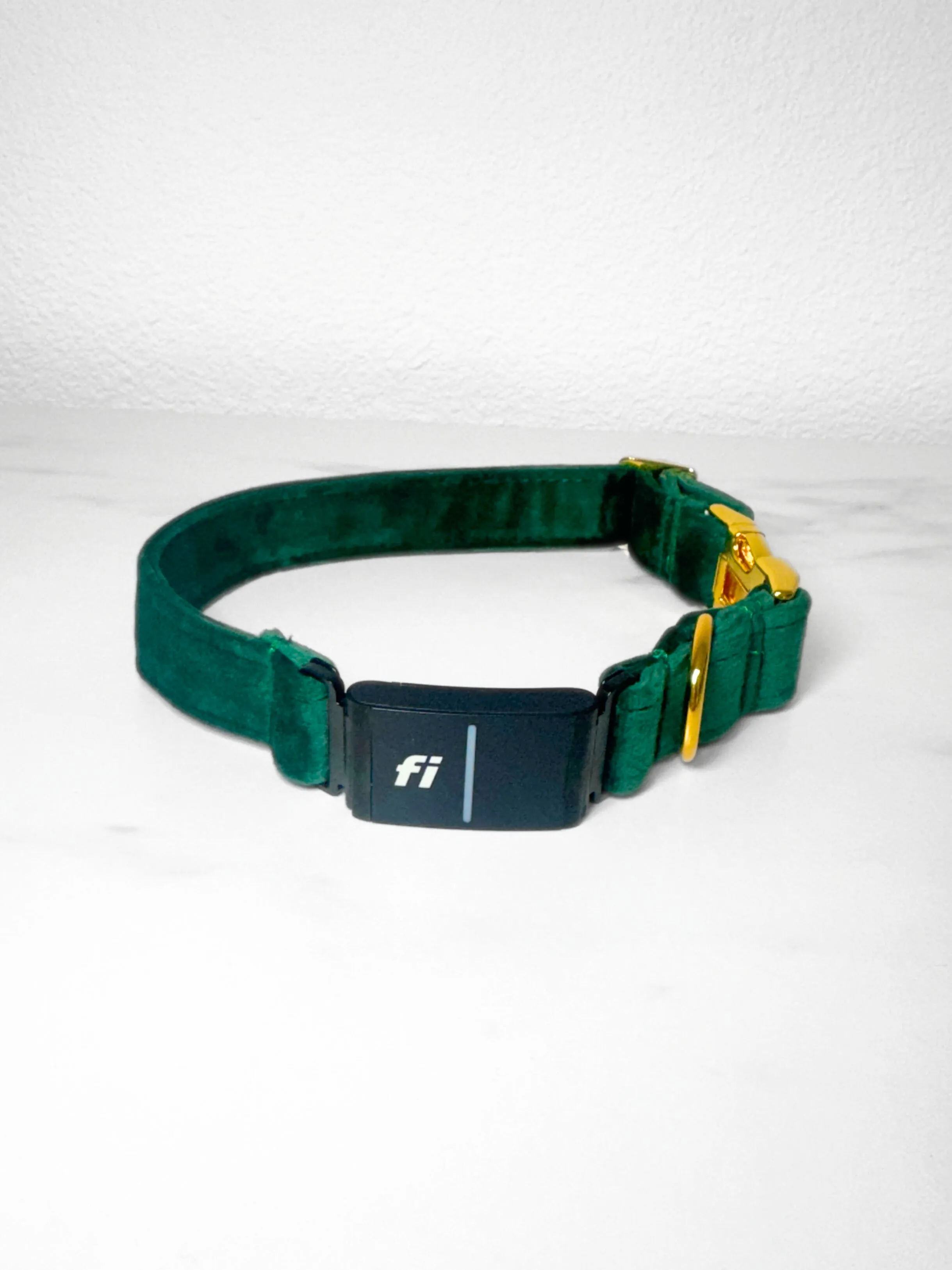 Velvet Green Fi Compatible Collar
