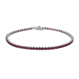 VENICE TENNIS BRACELET  -RUBY