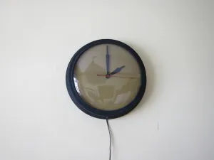 Vintage 1930s Large Kitchen Clock / Garage Clock