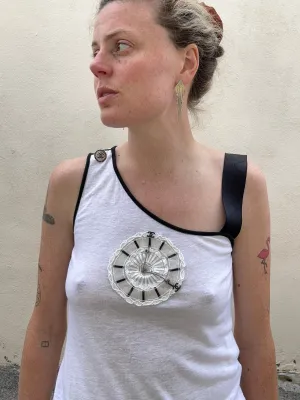 Vintage Chanel Clock Tank Top