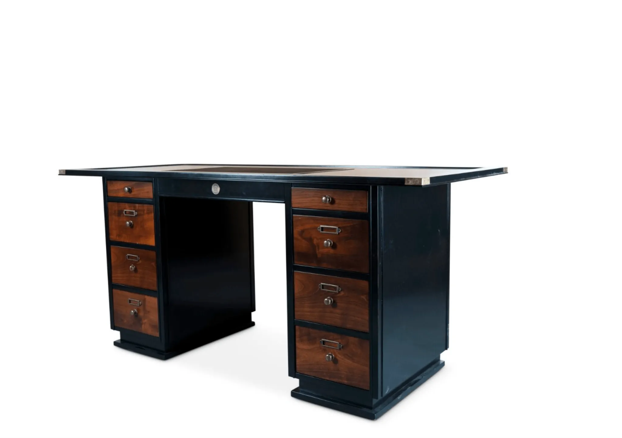 Vintage Cherry Captain's Desk