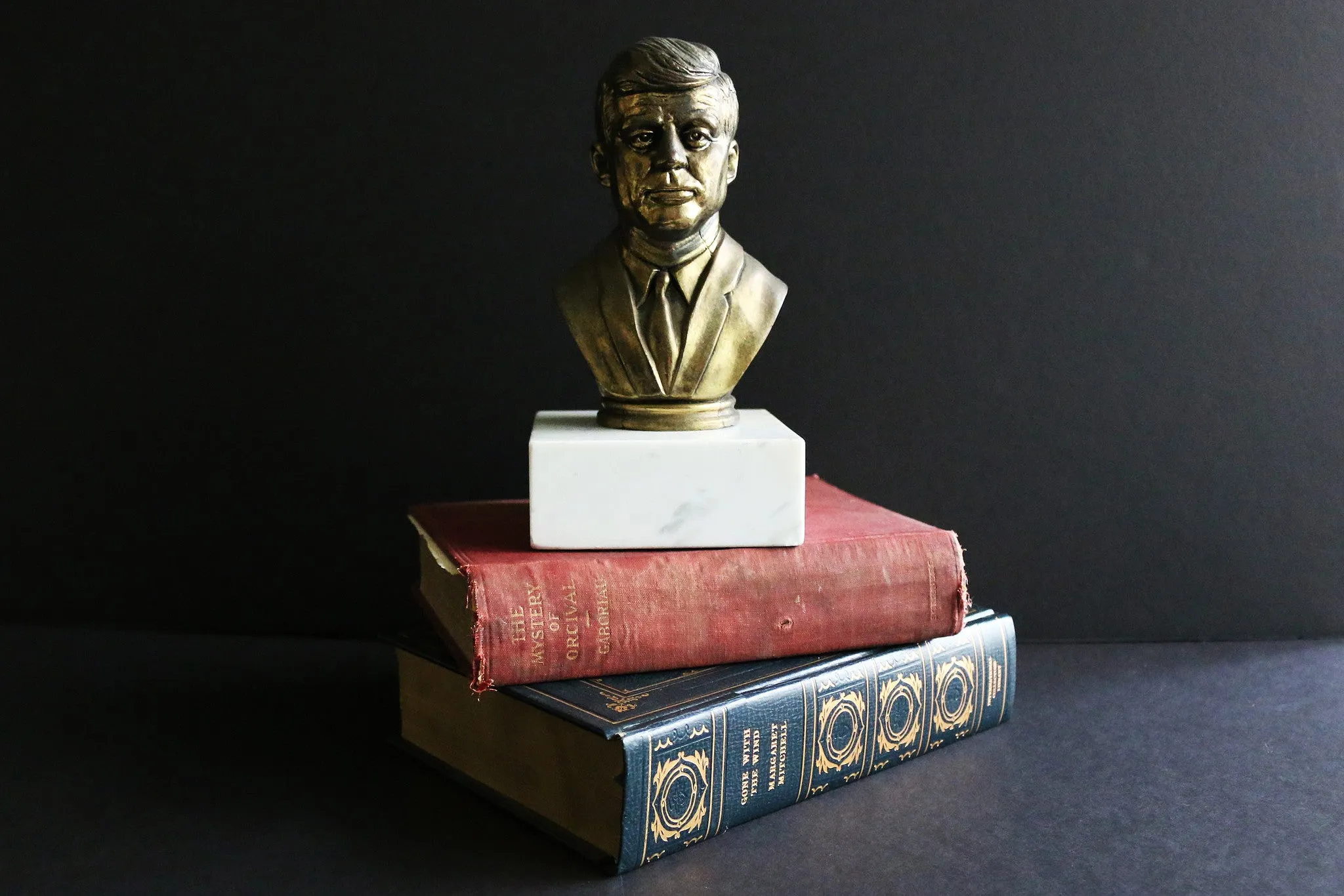 Vintage JFK Bookends