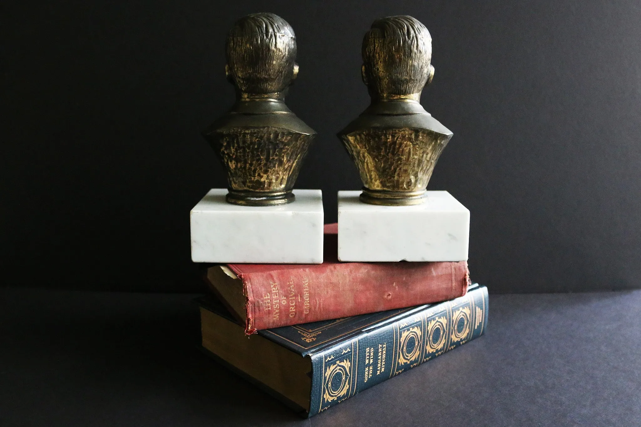 Vintage JFK Bookends
