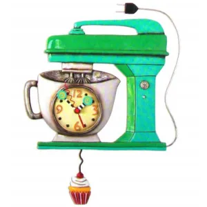 Vintage Mixer Green Clocks