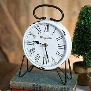 Vintage Time Tabletop Clock