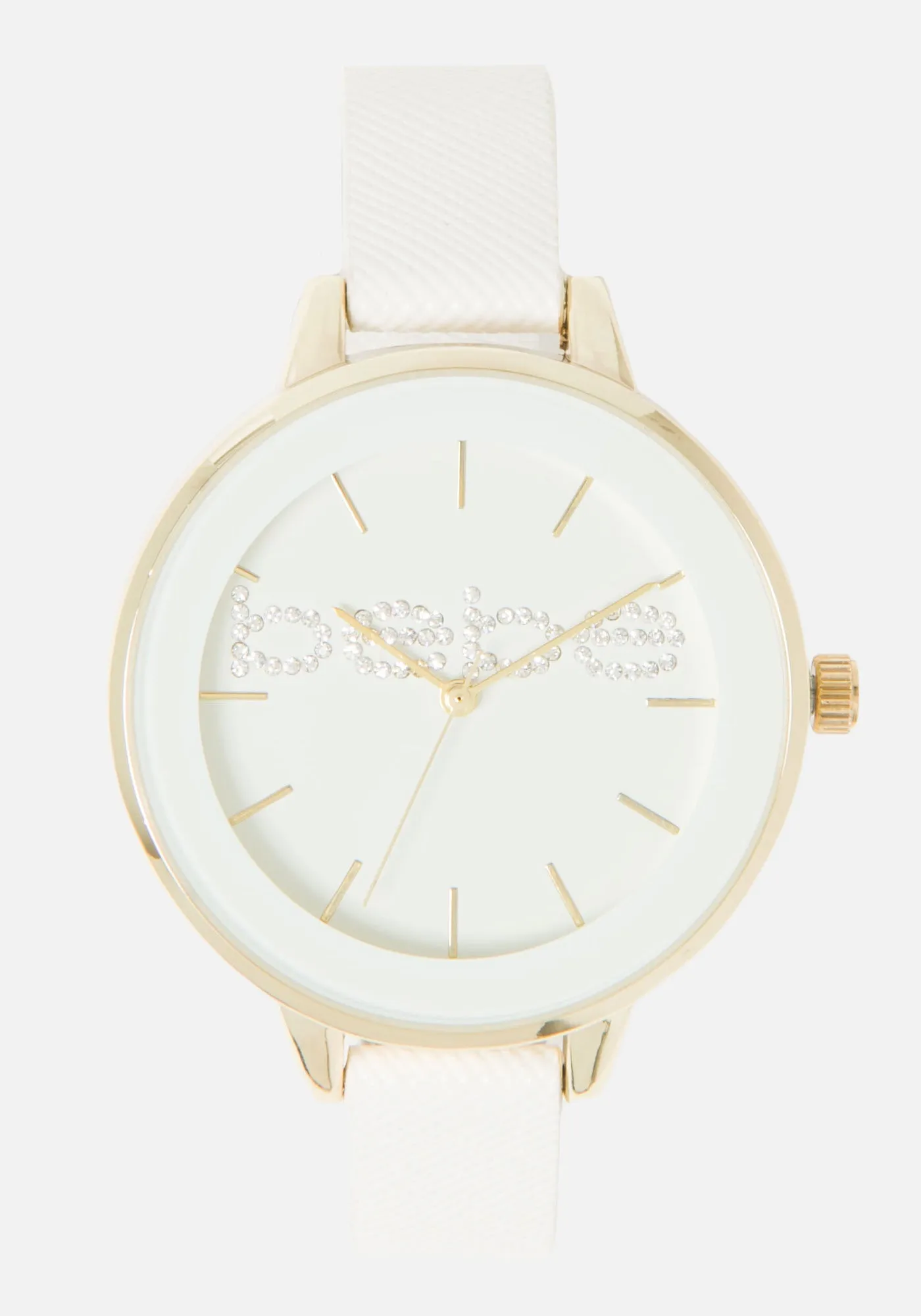 White Dial Bebe Logo Watch