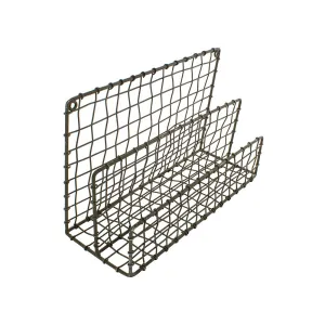 Wire letter rack