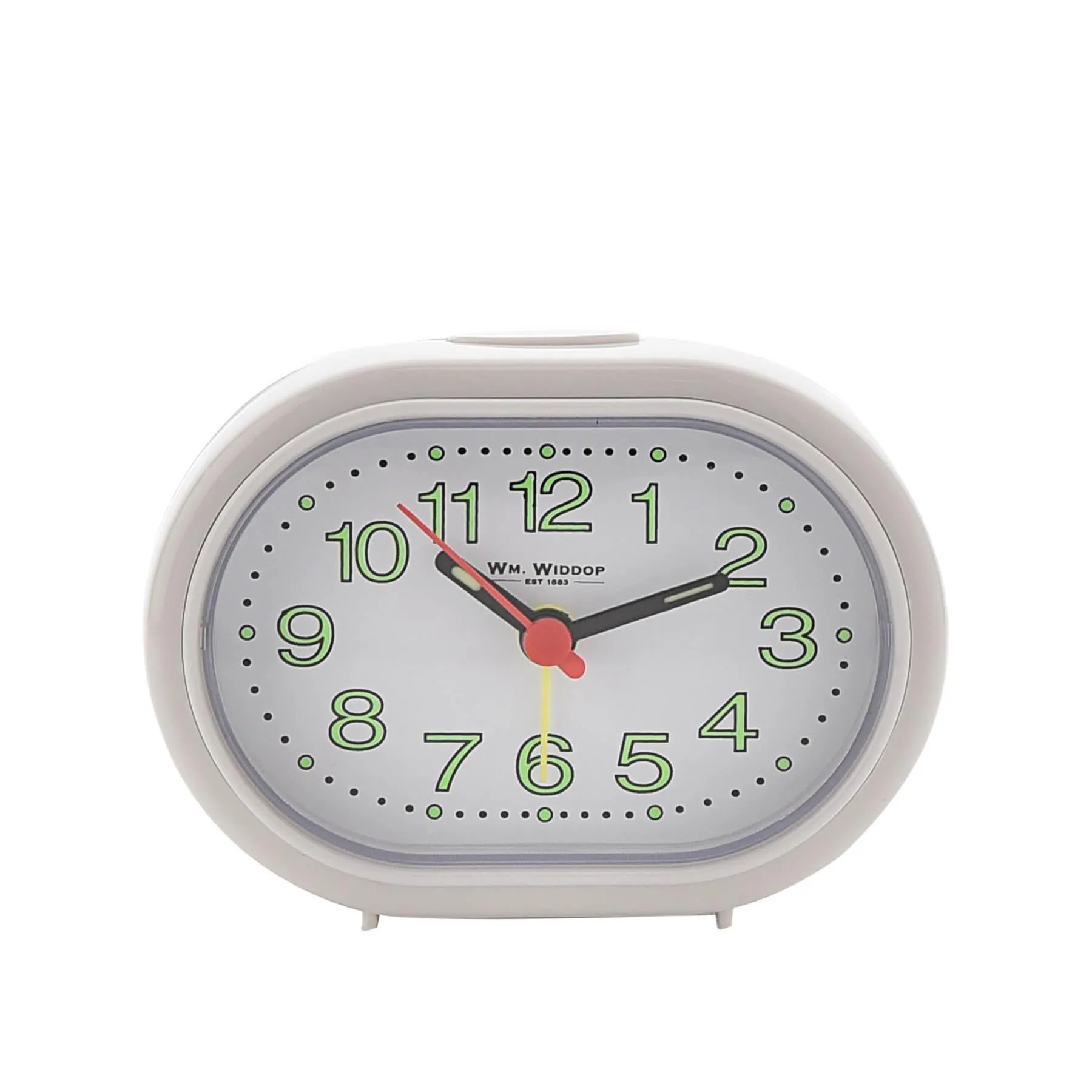 Wm.Widdop Black Alarm Clock (5155)