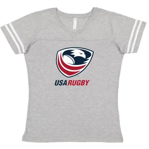 Women's USA Rugby Vintage V-Neck Tee