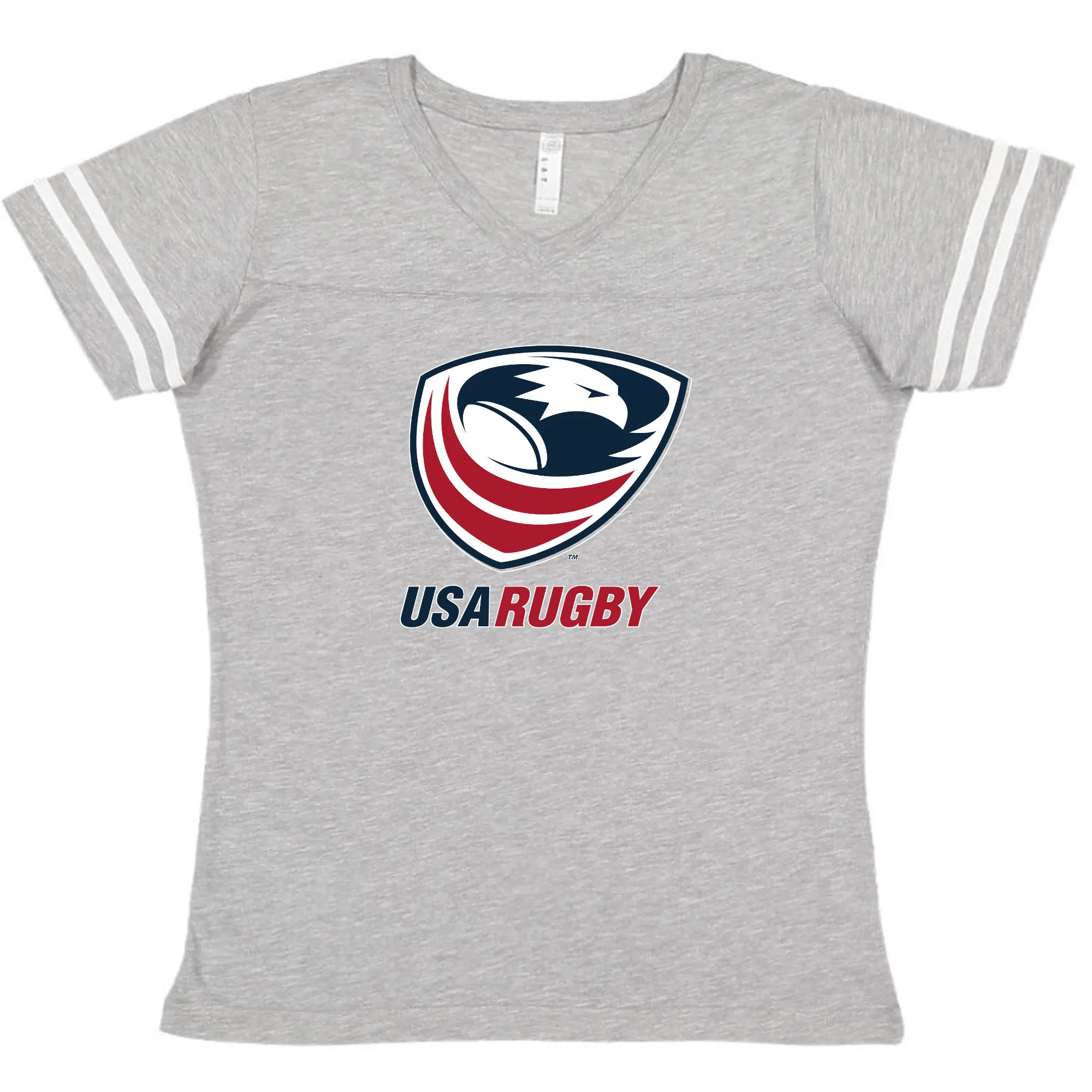 Women's USA Rugby Vintage V-Neck Tee