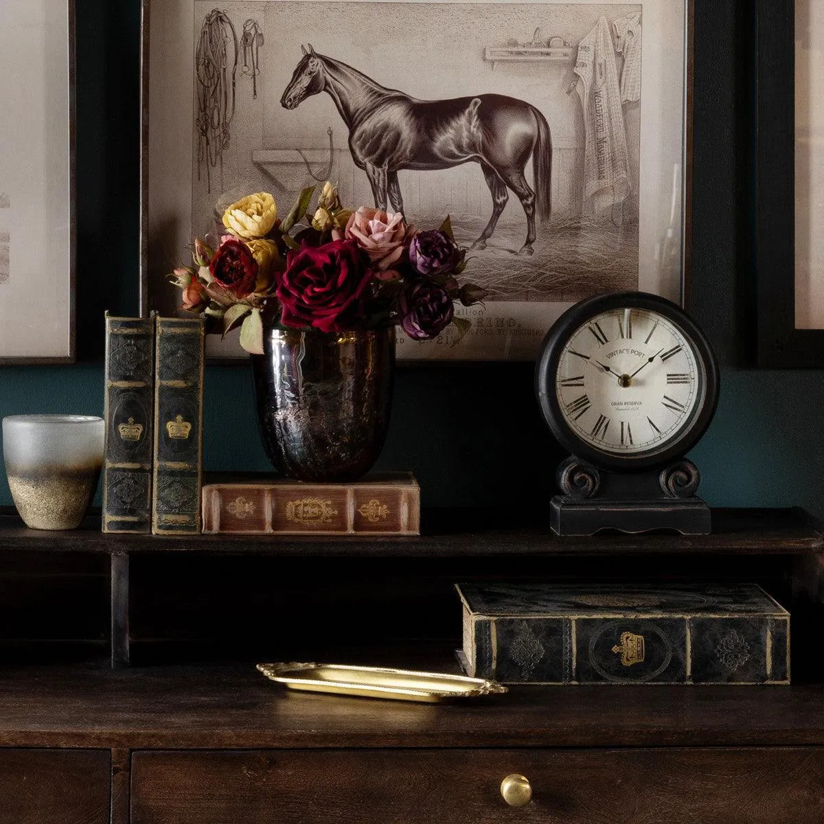 Wooden Mantel Clock