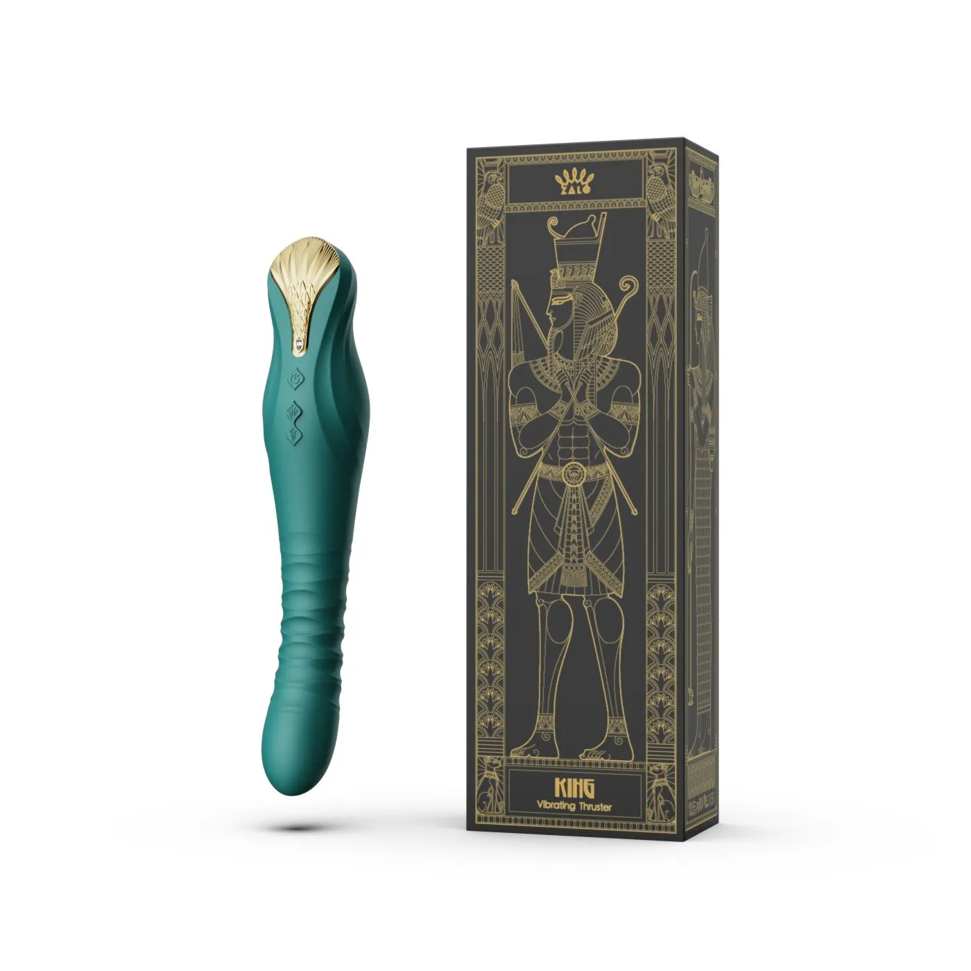 ZALO King Vibrating Thruster Turquoise Green