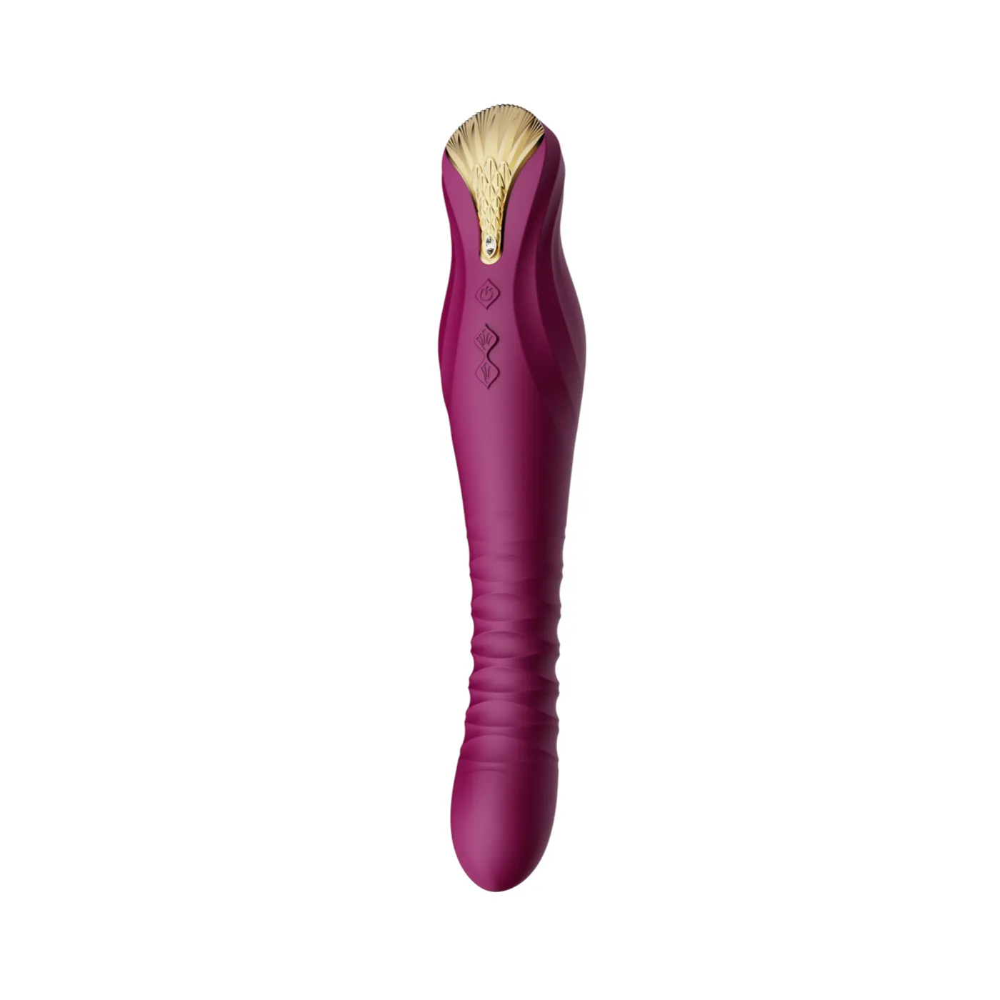 ZALO King Vibrating Thruster Velvet Purple