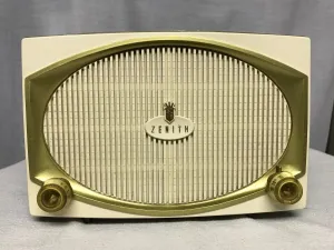 Zenith D513F vintage retro tube radio with iphone or bluetooth Input.