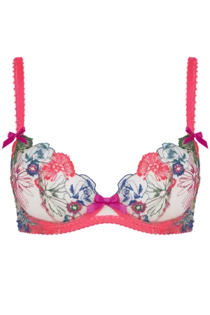 Zuri Bra - Orange/Teal/Pink
